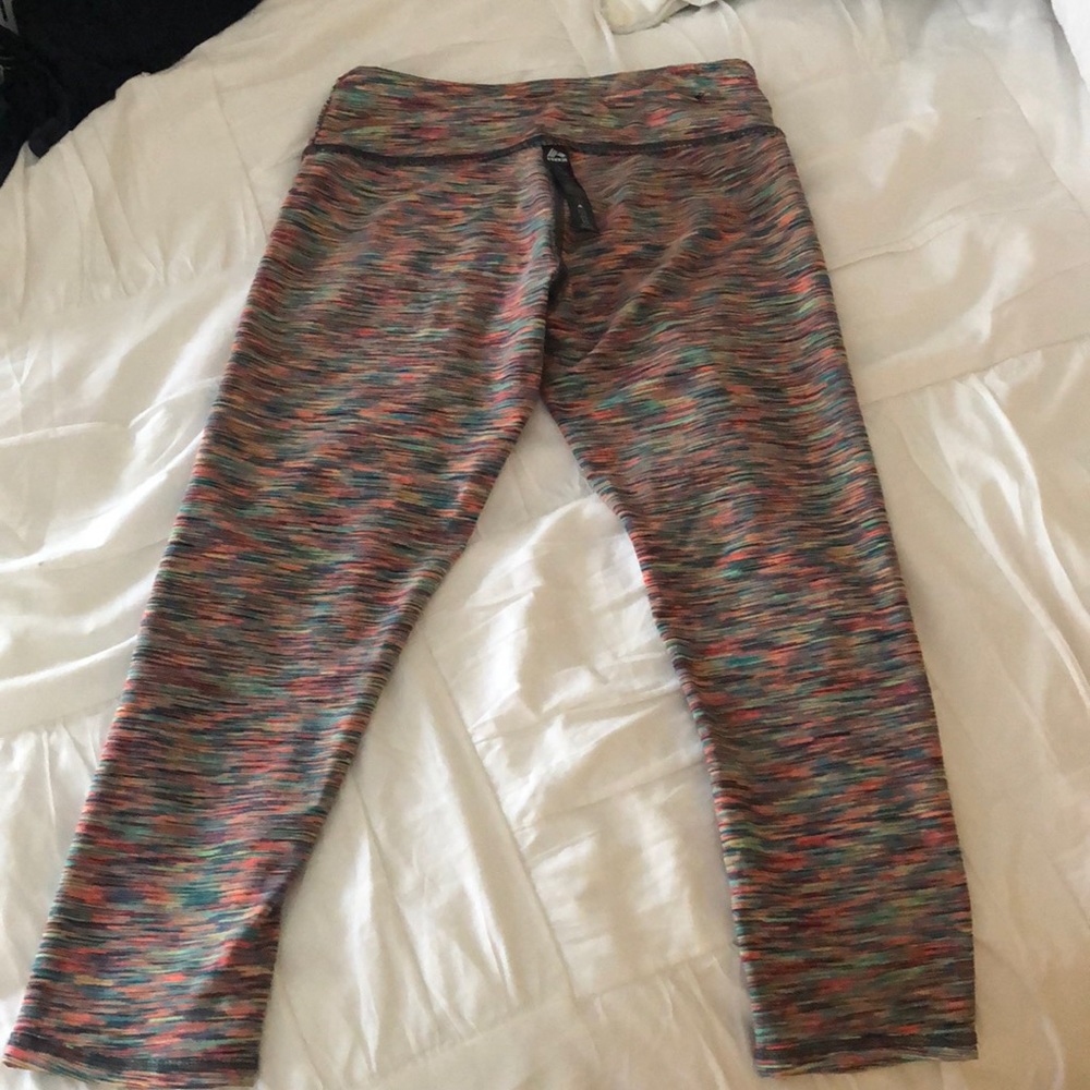Reebok rainbow crop leggings